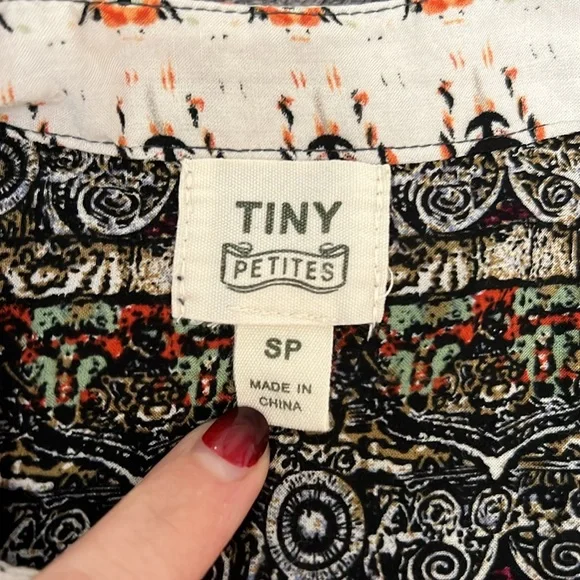 Anthropologie Tiny petites Mollie tunic boho dress size small petite - Picture 11 of 11